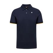 K-Way Vincent Polo Shirt Blue, Herr