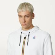 K-Way Sweatshirt med dragkedja White, Herr