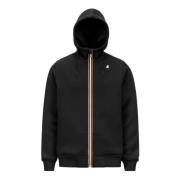 K-Way Herr Spacer Fleece Hoodie Black, Herr