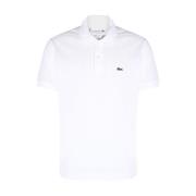 Lacoste Klassisk Vit Bomullspolo White, Herr