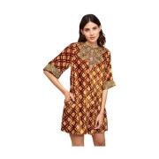 Manoush Short Dresses Brown, Dam