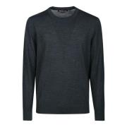 Michael Kors Loden Melange Core Sweater Black, Herr