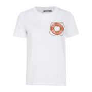Moschino Snygg Dam T-Shirt White, Dam