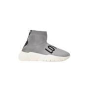 Moschino Stiliga sneakers för kvinnor Gray, Dam