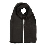 Moschino Estola Vinterscarf Black, Dam