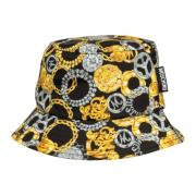 Moschino Abstrakt Multifärgad Hatt Black, Dam