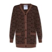 Moschino Monogrammönstrad kofta Brown, Dam