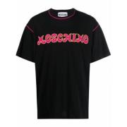 Moschino Ekologisk Bomull Logo T-Shirt Black, Herr