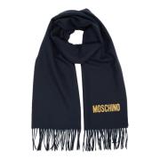 Moschino Ullhalsduk, Håll dig varm och elegant i vinter Blue, Dam