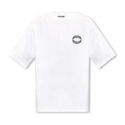 Moschino T-shirt med logotyp White, Herr