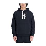 New Balance Hoodies Black, Herr