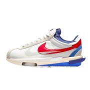 Nike Cortez 4.0 Sneakers i Rött, Vitt Blått White, Dam