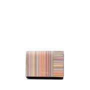 Paul Smith Signature Stripe Mini Trifold Plånbok Multicolor, Dam