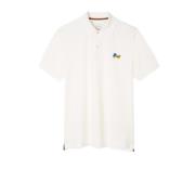 Paul Smith Färgsprej Polo Tröja White, Herr