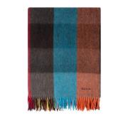 Paul Smith Multifärgad Cashmere-Blend Pläd Multicolor, Dam