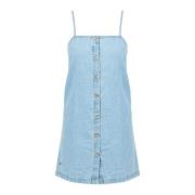 Pepe Jeans Short Dresses Blue, Dam