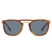 Persol Fyrkantiga handgjorda solglasögon Orange, Unisex