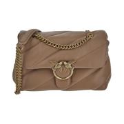 Pinko Cross Body Bags Beige, Dam