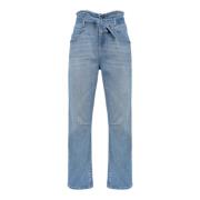 Pinko Jeans morot-fit con cintura art. 1J10R0Y78Nf15 Blue, Dam