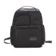 Piquadro Nylon Läder Ryggsäck med Laptopfack Black, Herr