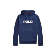 Polo Ralph Lauren Marinblå Hoodie med Känguruficka Blue, Herr