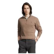 Polo Ralph Lauren Herr halv-zip tröja Brown, Herr