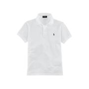 Polo Ralph Lauren Slim Fit Bomull Polo Tröja White, Herr