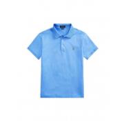 Polo Ralph Lauren Klassisk Slim Fit Pima Bomull Polo Blue, Herr