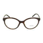 Prada Uppgradera din stil med Model 08Yv Cat Eye Glasögon Brown, Dam