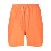 Ralph Lauren Stiliga Orange Dragsko Badshorts Orange, Herr