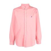 Ralph Lauren Rosa Ss23 Herrskjortor Pink, Herr