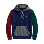 Ralph Lauren Color Block Fleece Hoodie Multicolor, Herr