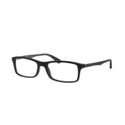 Ray-Ban Matt Svarta Solglasögon RX 7017 Black, Herr