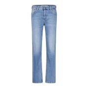 Replay High-Waist Straight Leg Jeans för kvinnor Blue, Dam