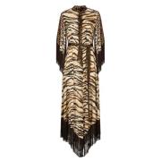 Roberto Cavalli Maxi Klänning Multicolor, Dam