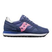 Saucony Blå Snörskor med Komfort och Stil Blue, Dam