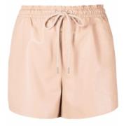 Stella McCartney Etiska Läderliknande Shorts Pink, Dam