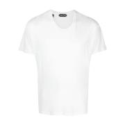 Tom Ford Vita T-shirts och Polos White, Herr