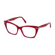 Tom Ford Opka Ramar, Stiligt Design Red, Dam