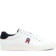 Tommy Hilfiger Vita Läder Casual Sneakers White, Herr