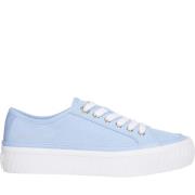 Tommy Hilfiger Plattformsvulkaniserad sneaker Blue, Dam