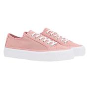 Tommy Hilfiger Vulkaniserade Plattform Sneakers Pink, Dam