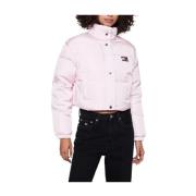 Tommy Hilfiger TJW Badge Crop Jacka Pink, Dam