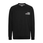 Tommy Hilfiger Entry Graphic Crew Sweatshirt Black, Herr