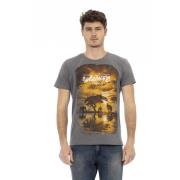 Trussardi T-Shirts Gray, Herr