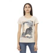 Trussardi T-Shirts Beige, Dam