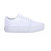 Vans Platform Sneakers för Kvinnor White, Dam