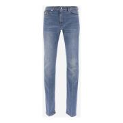 Versace Slim Fit Denim Jeans med Biggie Medusa-detalj Blue, Herr