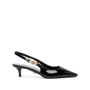 Versace Slingback Patentklackar Black, Dam