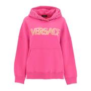 Versace Fucsia Oversize Sweatshirt Pink, Dam